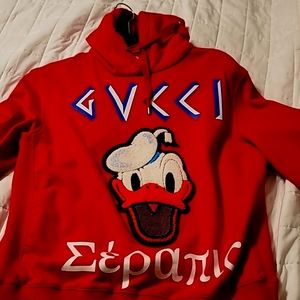Gucci Donald Duck Hoodie Sz M